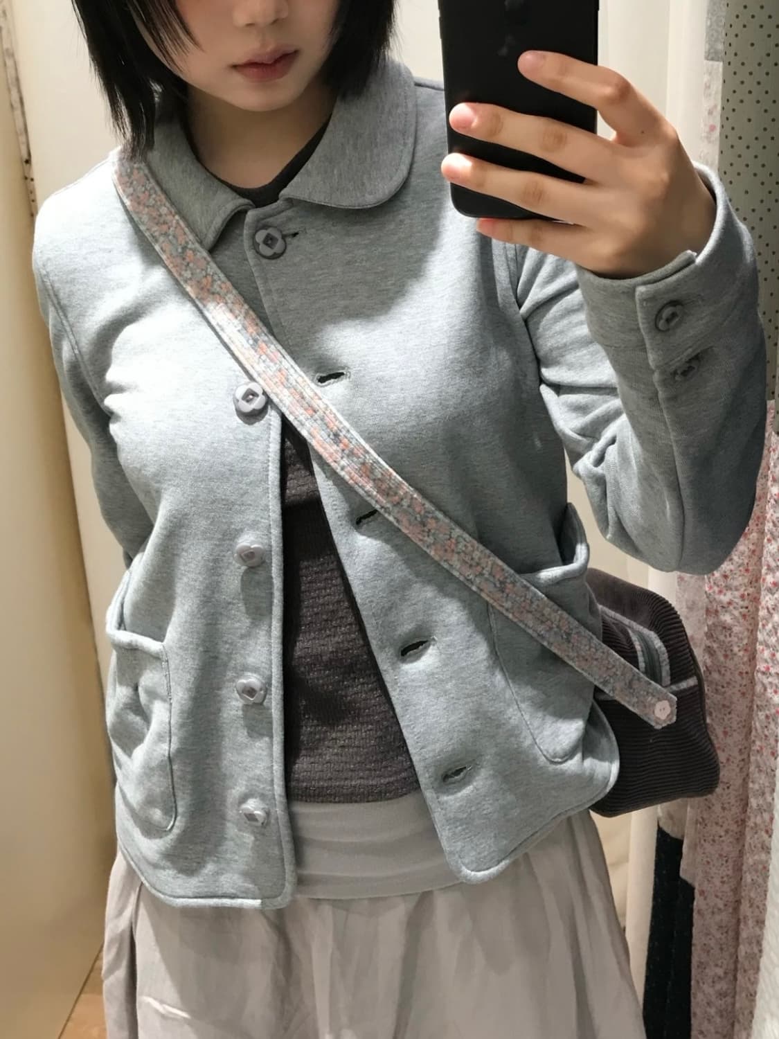 코이세이오 코지 셋업 멜란지 그레이 [2사이즈] 상품이미지5