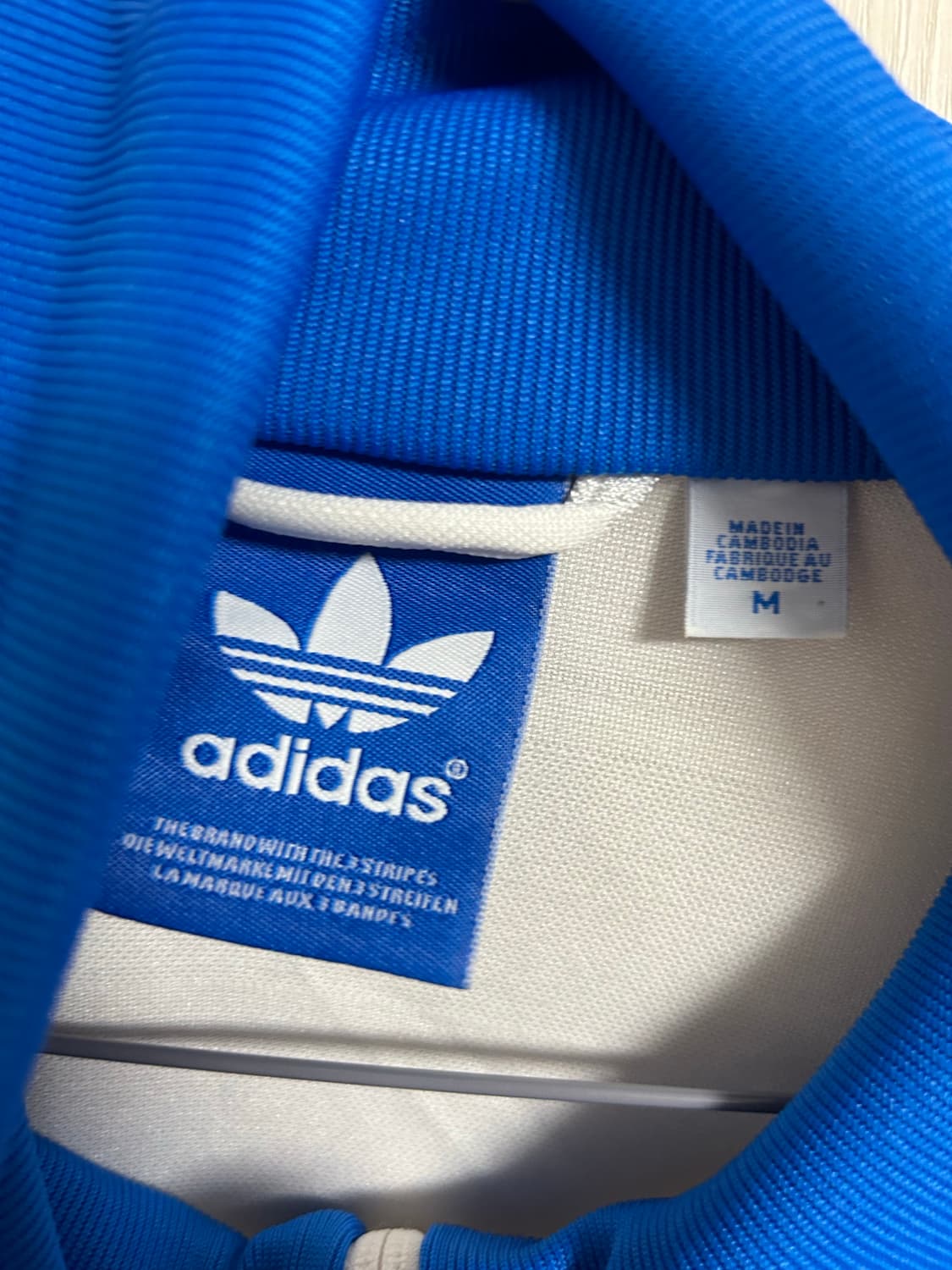 아디다스 흰파 져지 M사이즈 팜 상품이미지5