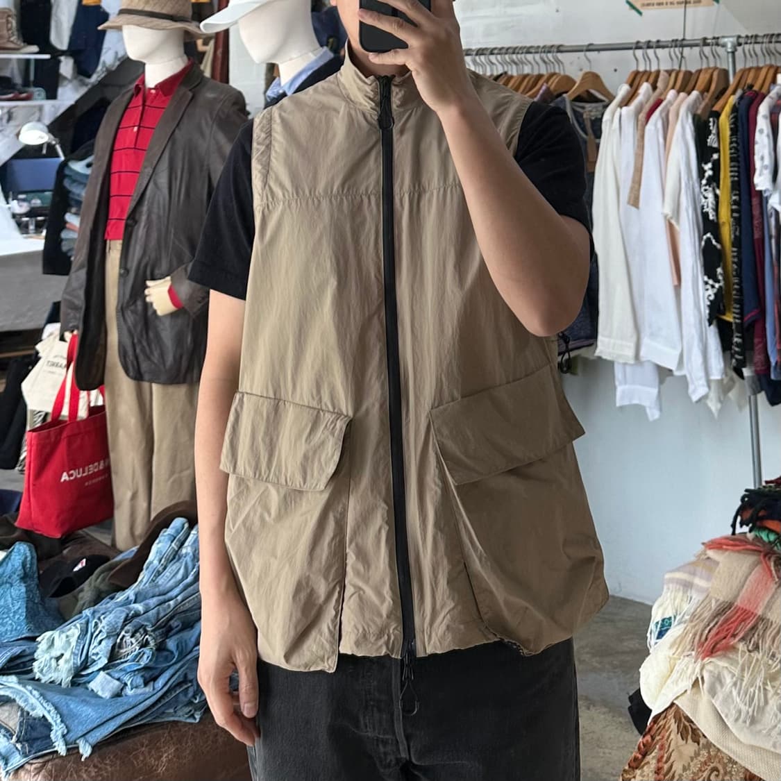 (착용컷) JACKROSE 유틸리티 베스트 (남성용 100) 상품이미지3