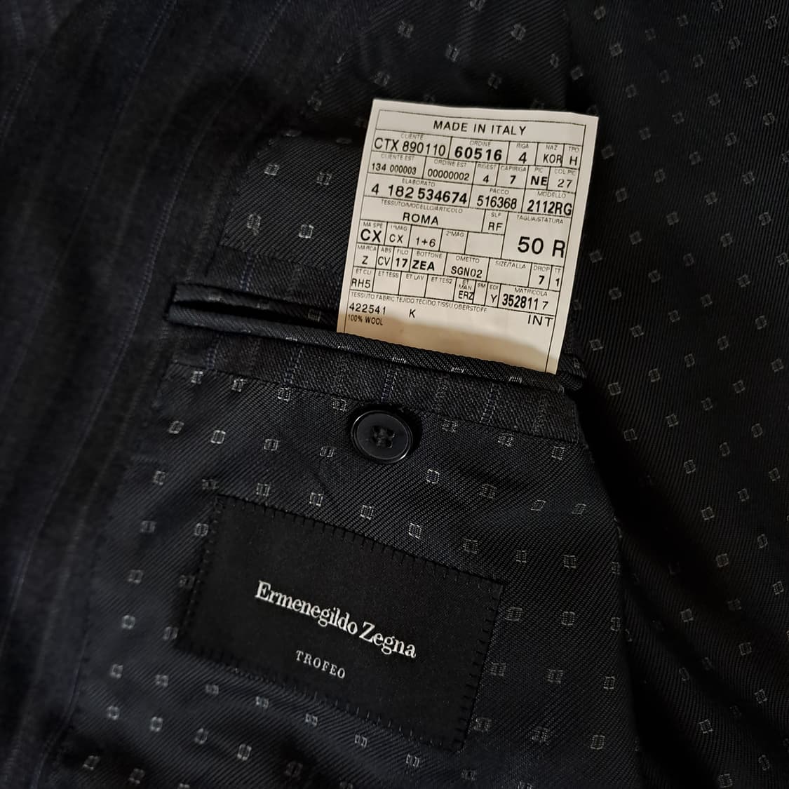 (택포) 에르메네질도 제냐 TROFED 스트라이프 정장 셋업 B153 상품이미지6