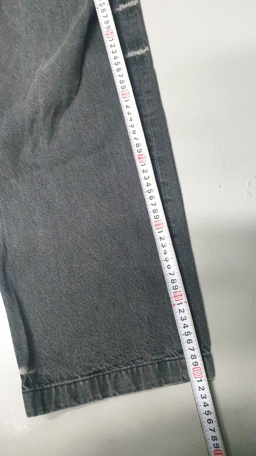 메종미네드 데미지 워싱 와이드 데님 48 상품이미지4