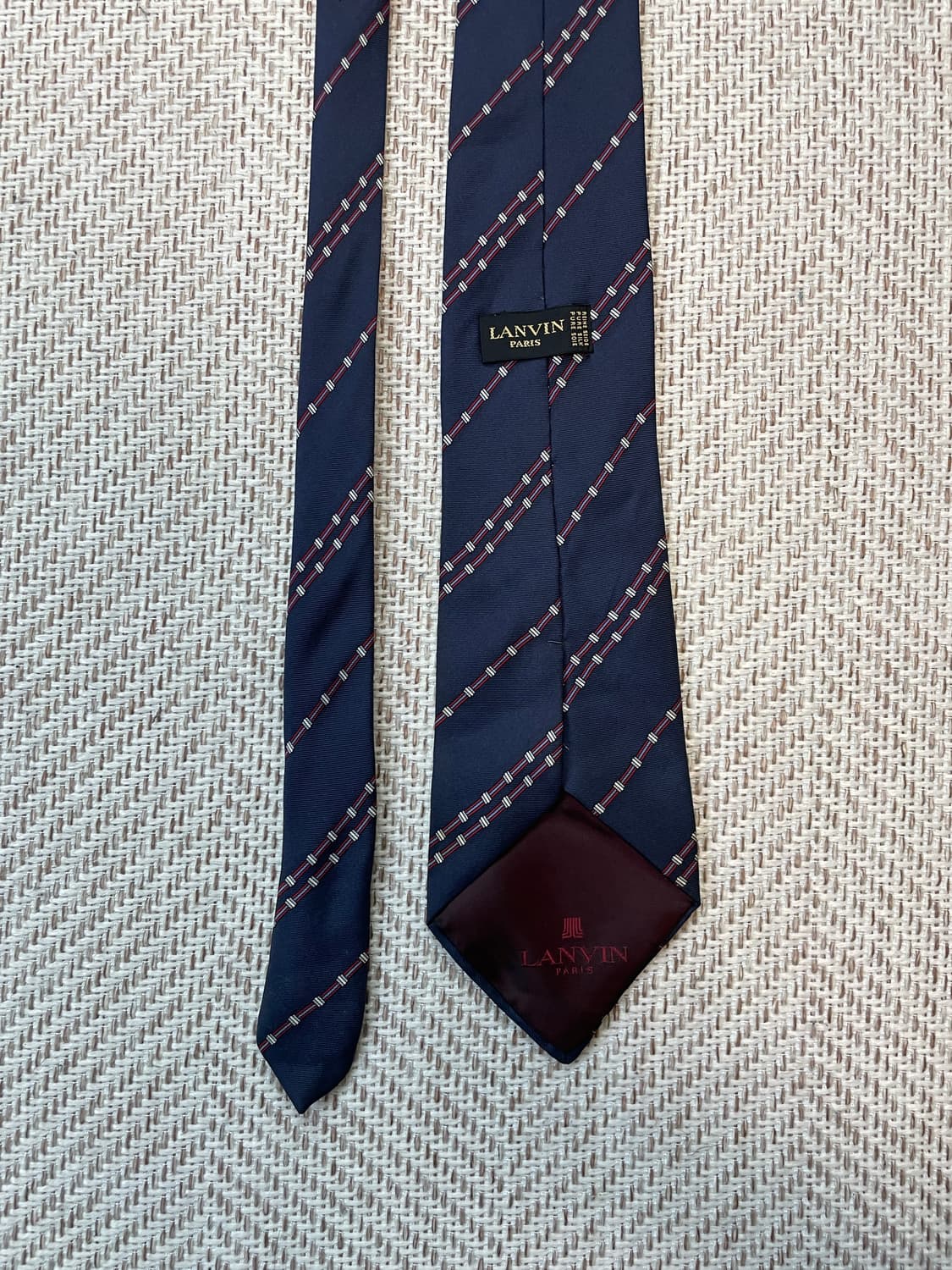 랑방 네이비 넥타이 J03707 상품이미지1