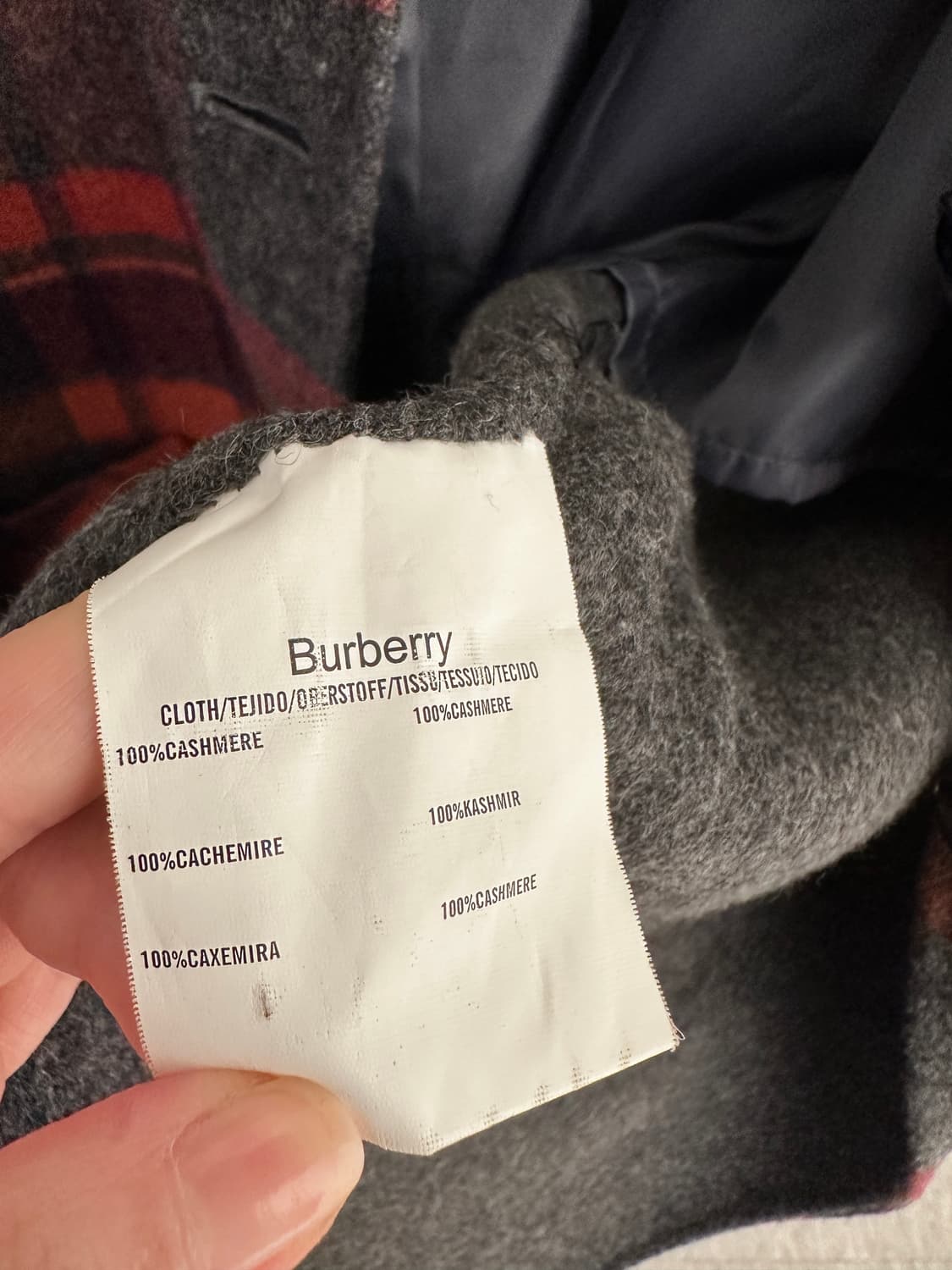 버버리 런던 캐시미어 코트 상품이미지10