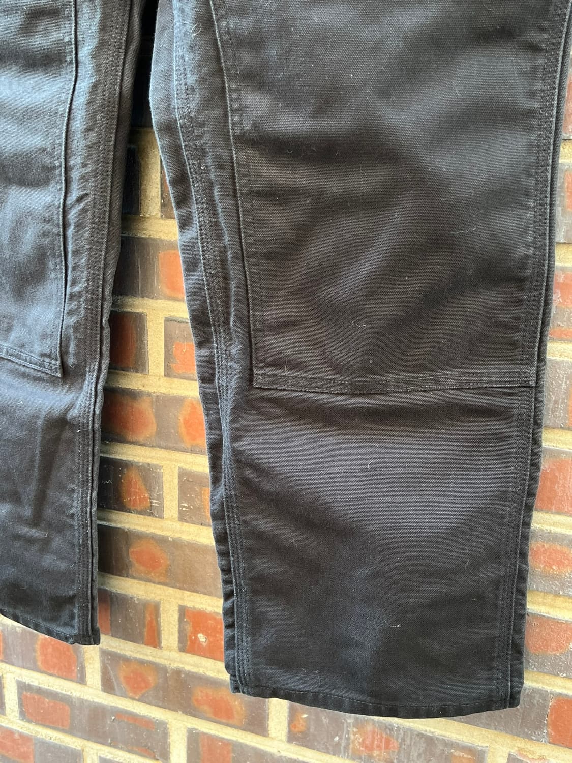 [36x30] 칼하트 B01 BLK 더블니 워크 팬츠 USA 덕 블랙 상품이미지7