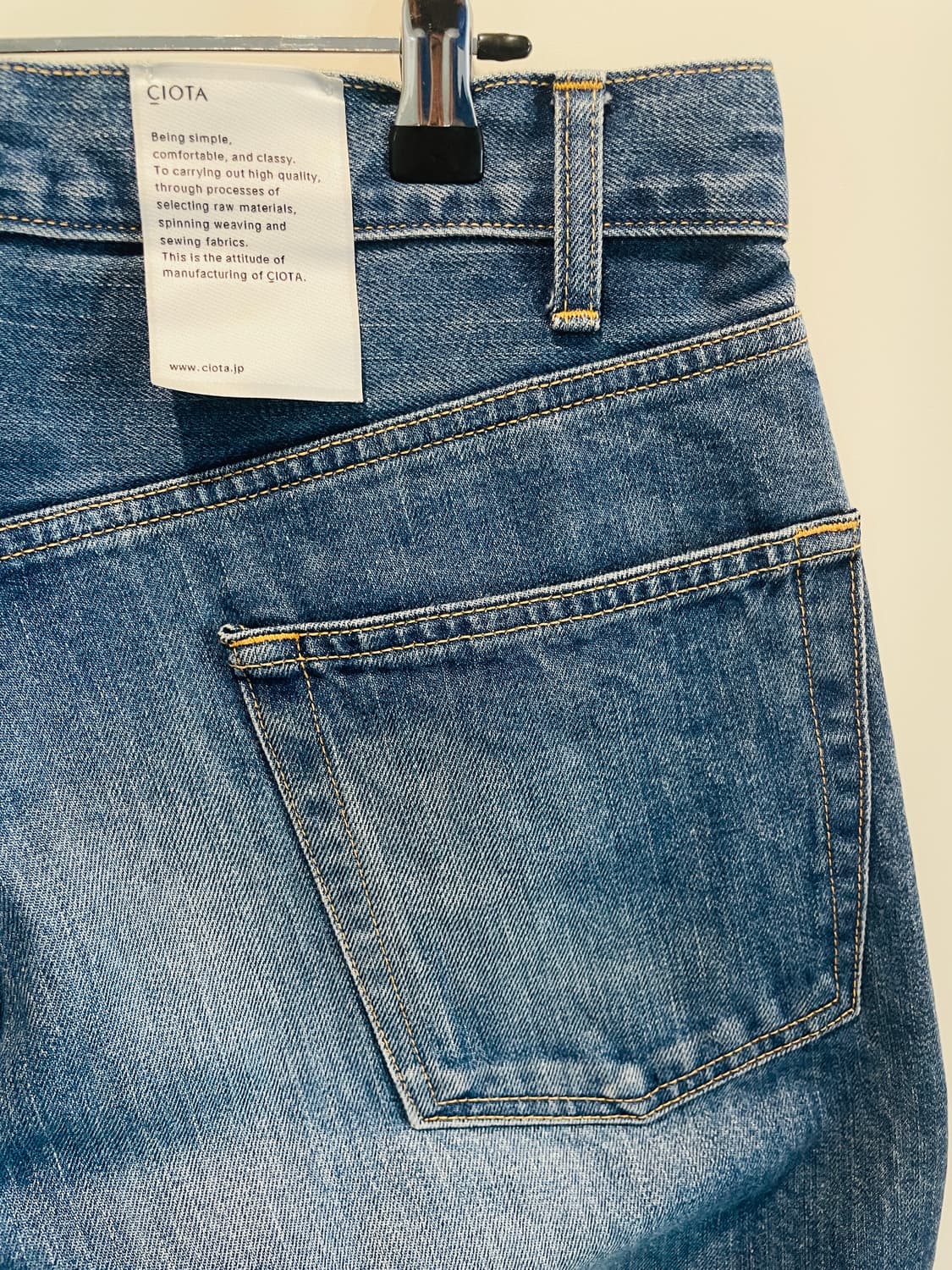 CIOTA WIDE TAPERED 5 POCKET PANTS 상품이미지5