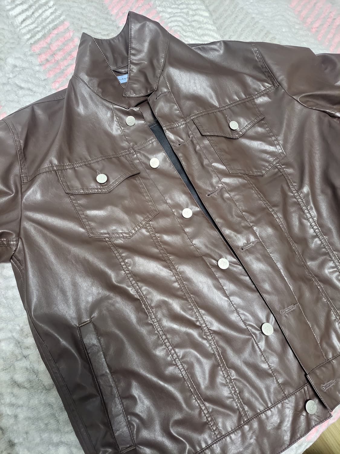 플라스틱프로덕트 레더 트러커 브라운L 상품이미지1