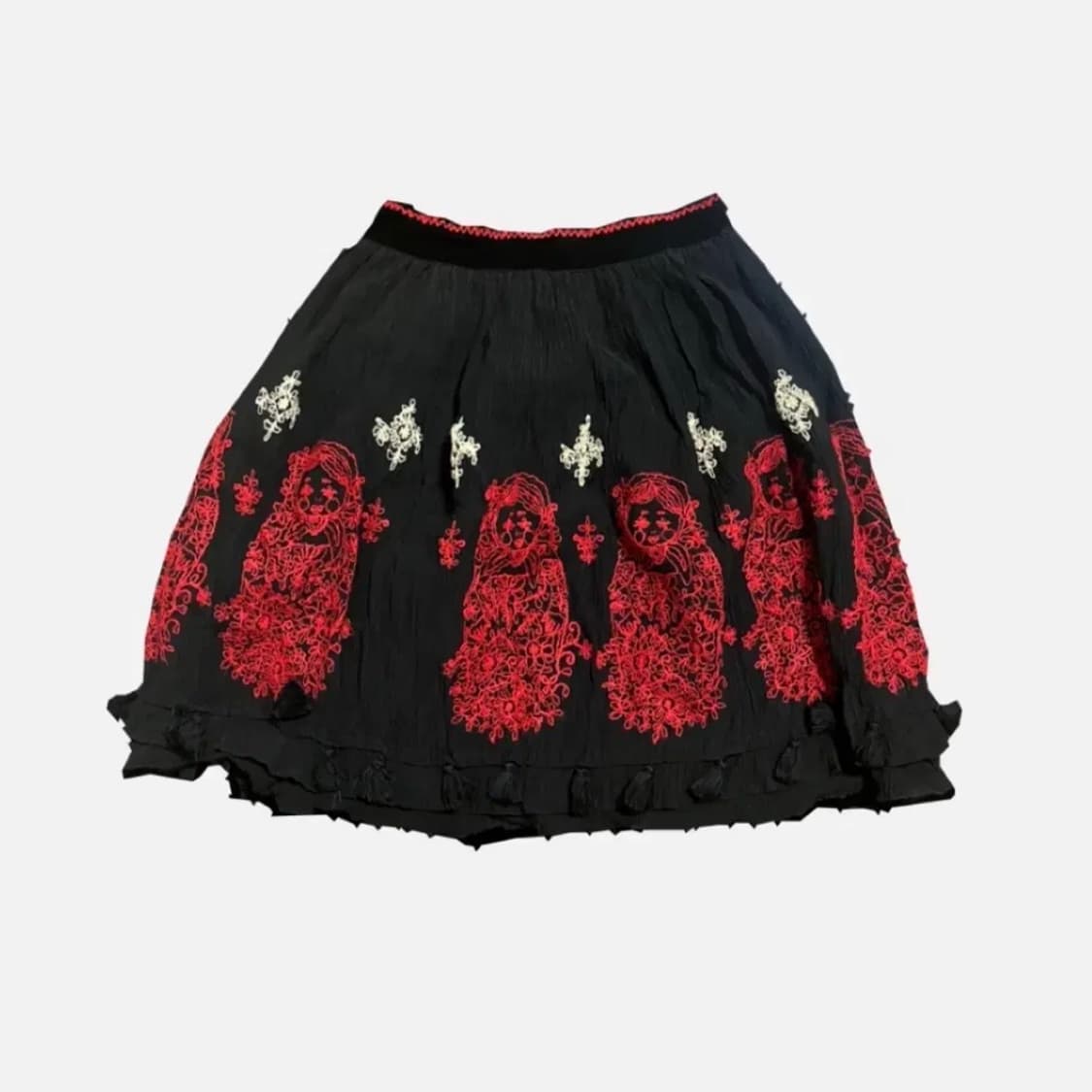 푸투마요 스타일 고스로리 로리타풍 스커트 치마 상품이미지1