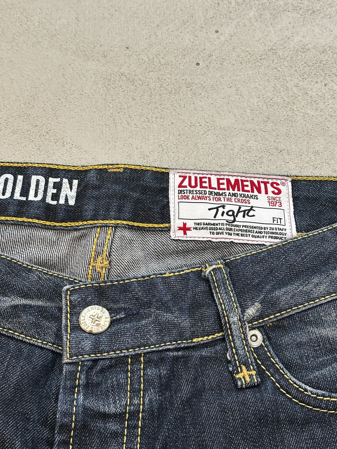 ZUELEMENTS  red cross jeans 상품이미지2