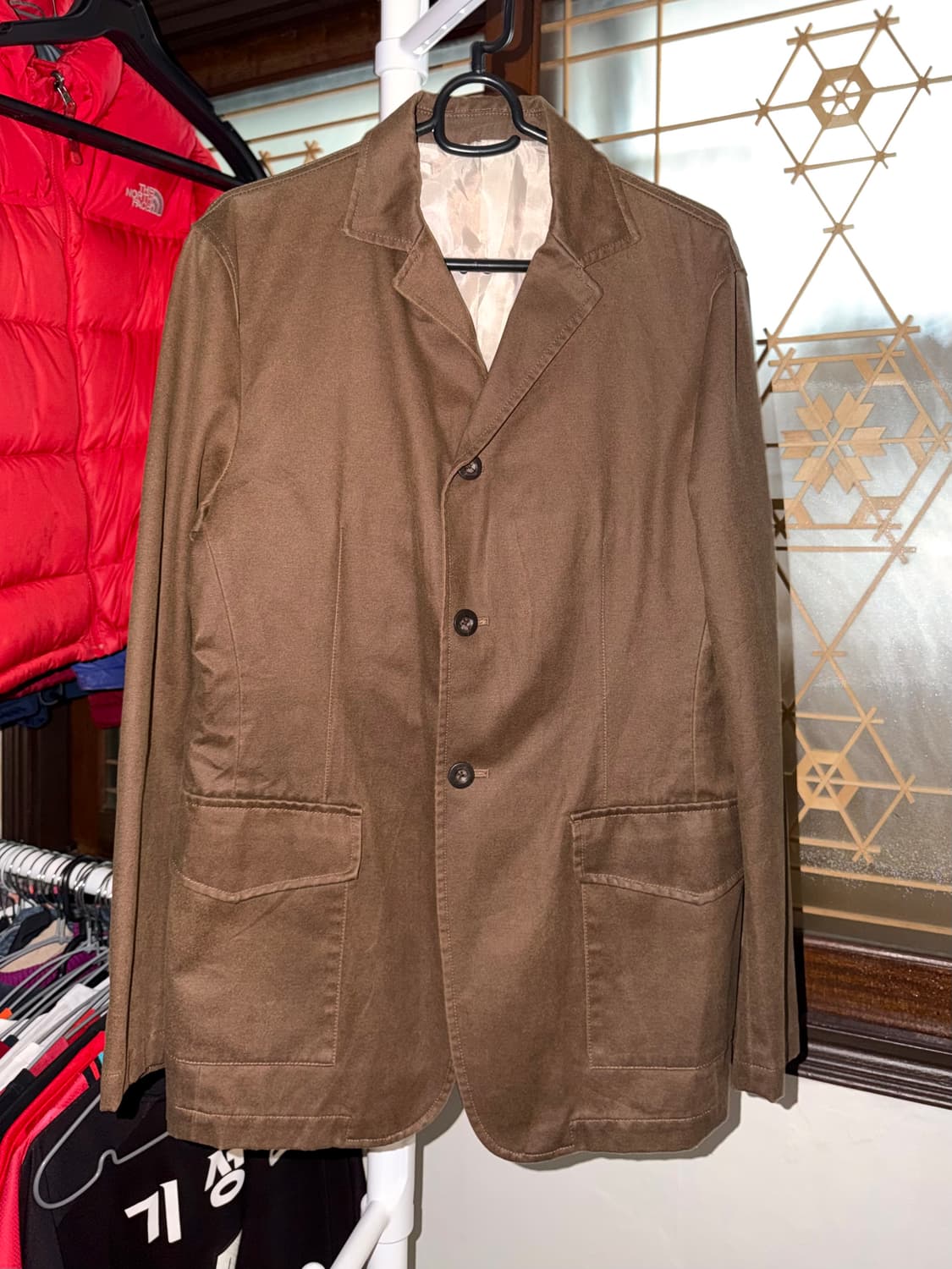 A.B.X 워크 블레이저 자켓 브라운 상품이미지3