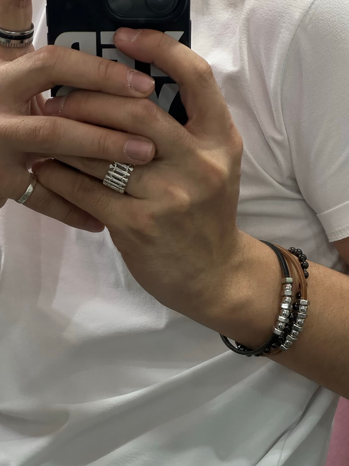 Nut ball - 너트 볼 레더팔찌/brown 상품이미지4