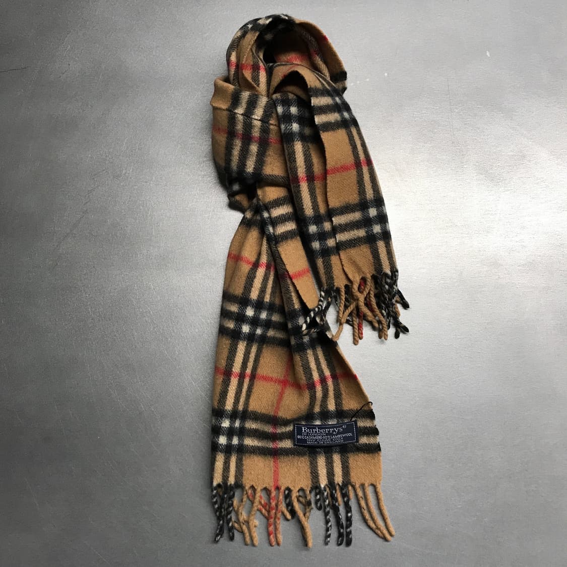 버버리 정품 캐시미어/램스울 머플러 베이지 상품이미지1