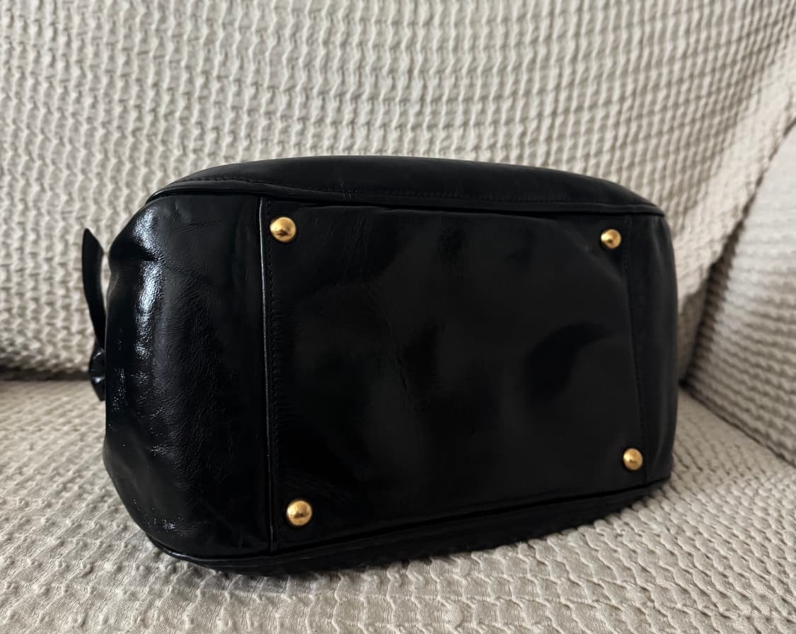 미우미우 비텔로럭스 보우 미니스몰 사첼백 토트백 상품이미지6