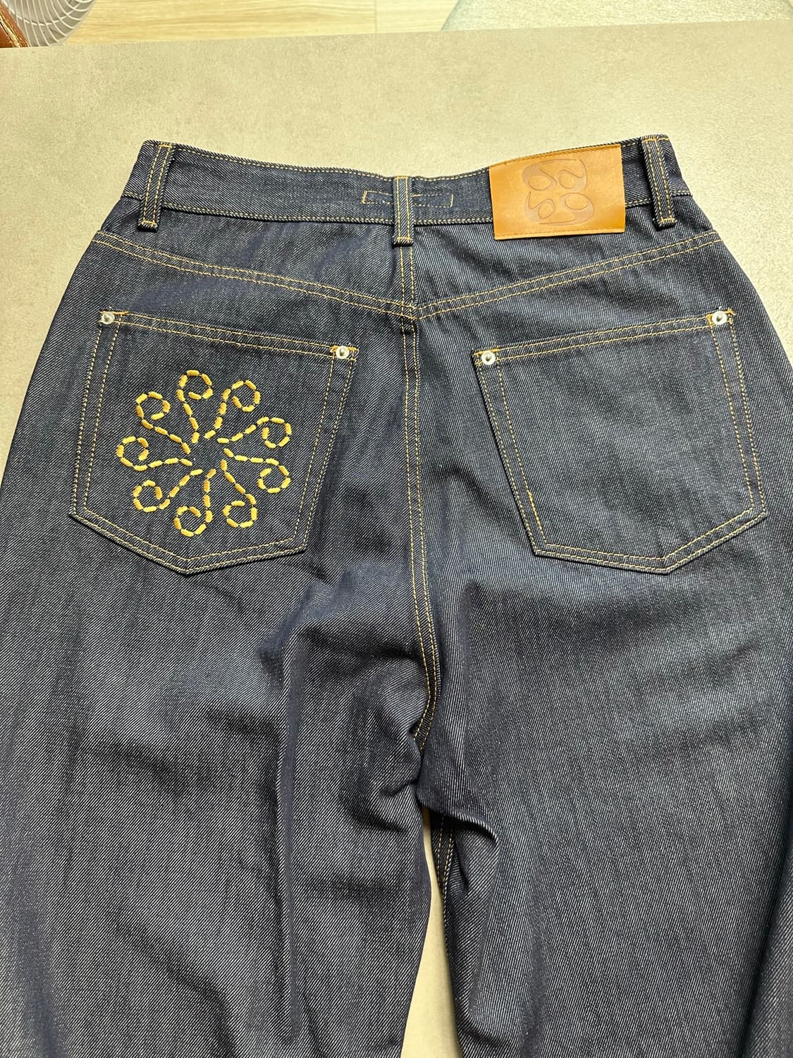 9999아카이브 Linking Wide Denim Pants 상품이미지4