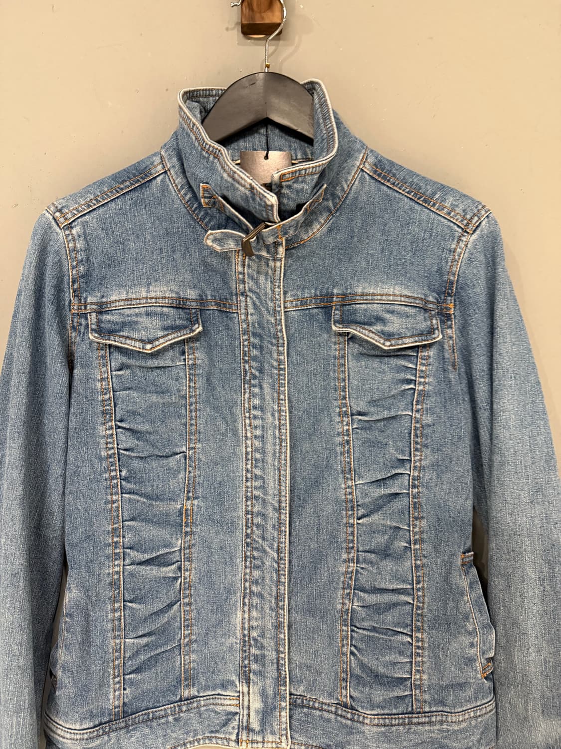 Buckle point shirring 2-way jacket 상품이미지6
