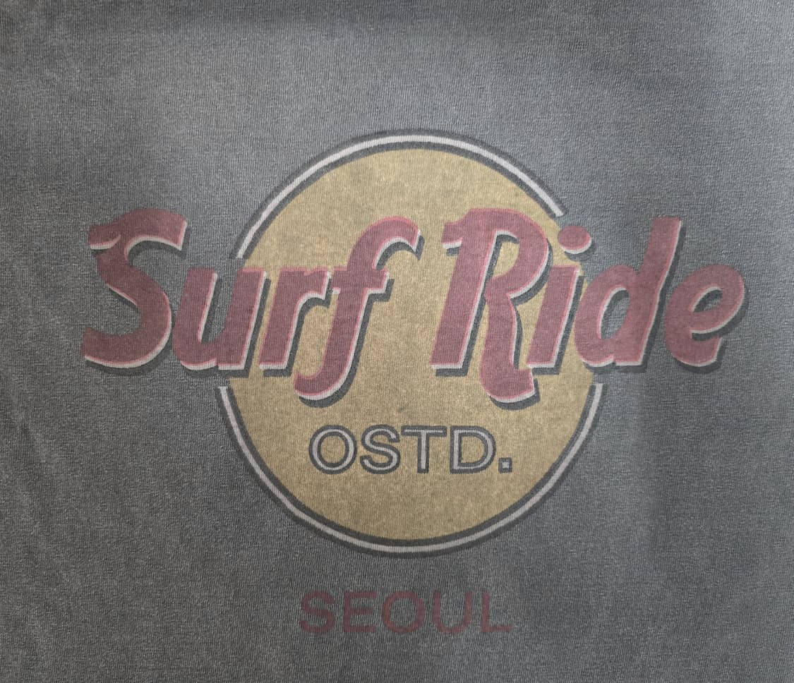 아웃스탠딩 life is tee SURF RIDE TEE S사이즈 상품이미지8