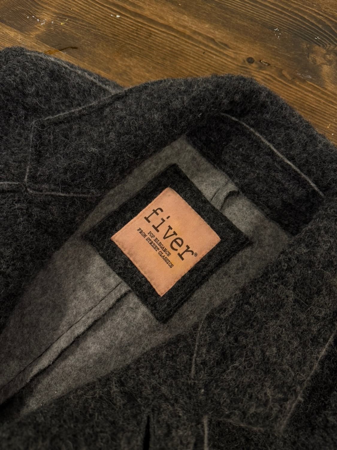 fiver 피버 펠트울 코트 100 상품이미지8