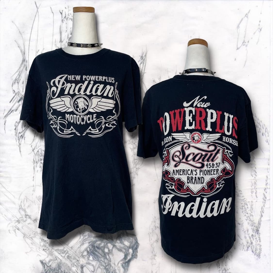 Indian printed short sleeves 상품이미지1