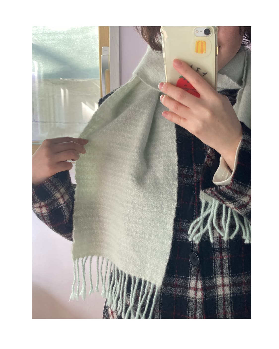 파스텔 하늘 머플러 상품이미지3