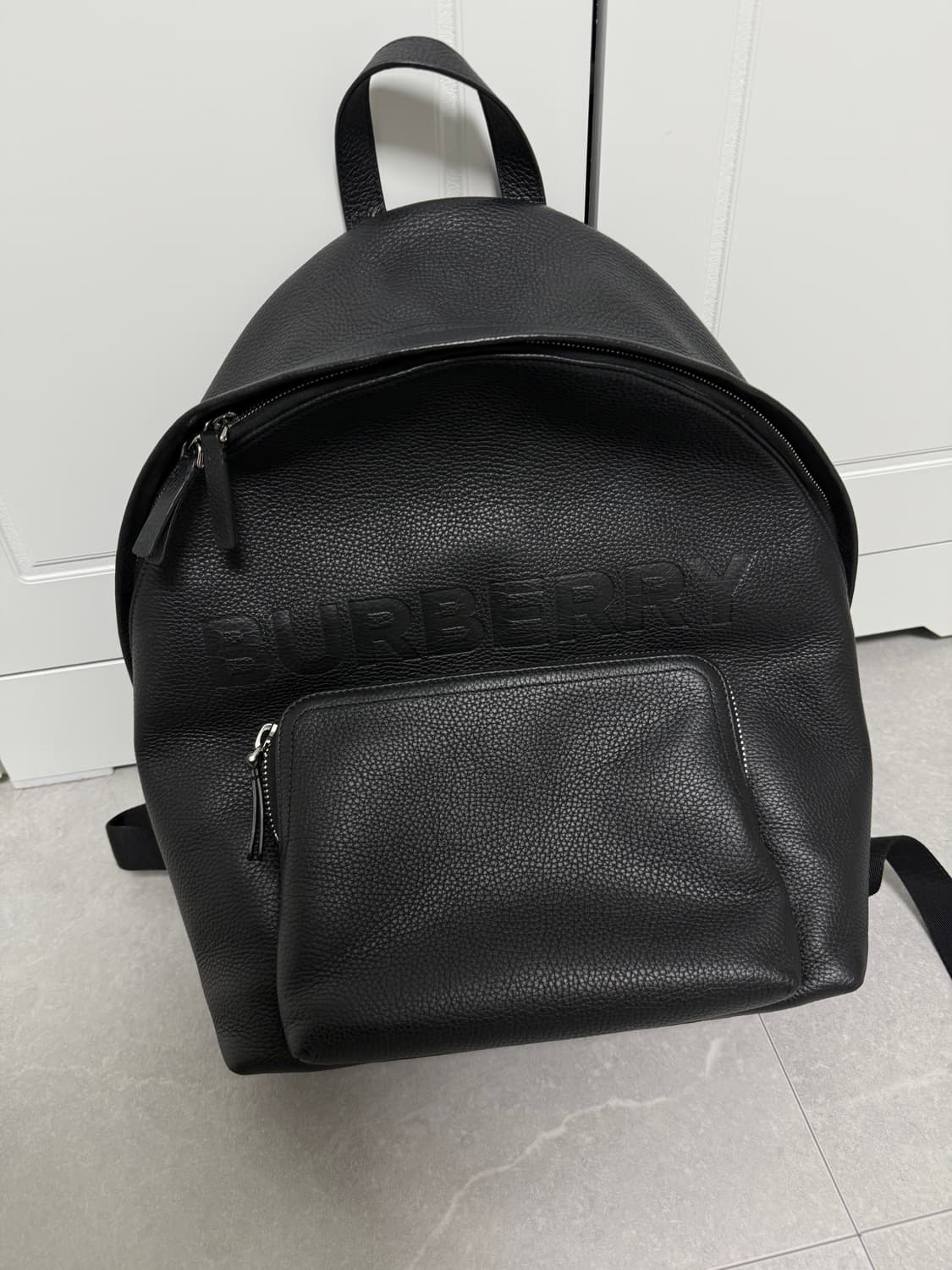 버버리 아비데일 로고 레더 백팩 상품이미지2