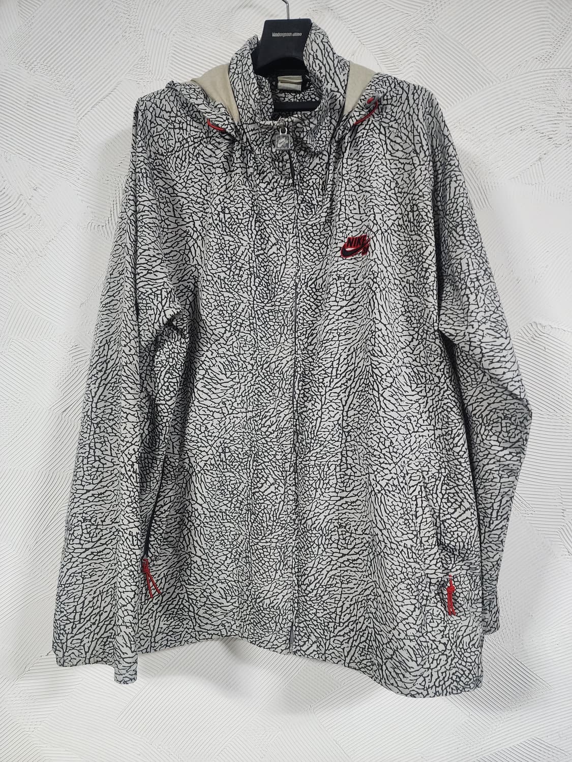 나이키 엘리펀트 패턴 바람막이 후드 자켓 상품이미지1