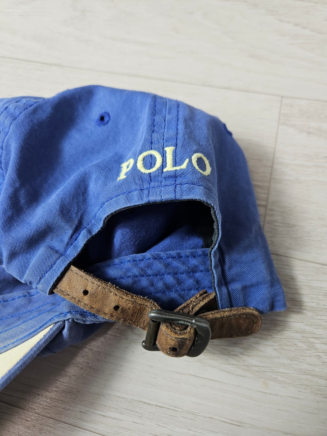 폴로 랄프로렌 블루옐로우 볼캡 모자 빈티지 F 상품이미지2