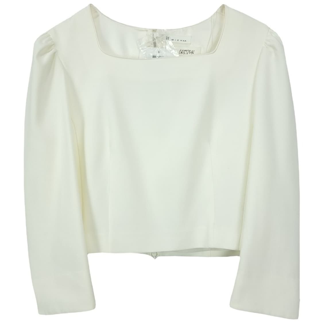 [잇미샤] (새상품) 22S/S 스퀘어넥 크롭 블라우스 M19653 상품이미지2