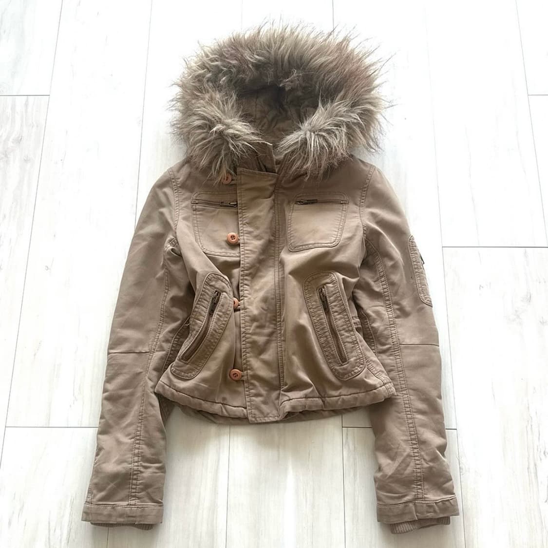 빈티지 아베 느낌 야상 울프죠 자켓 상품이미지1