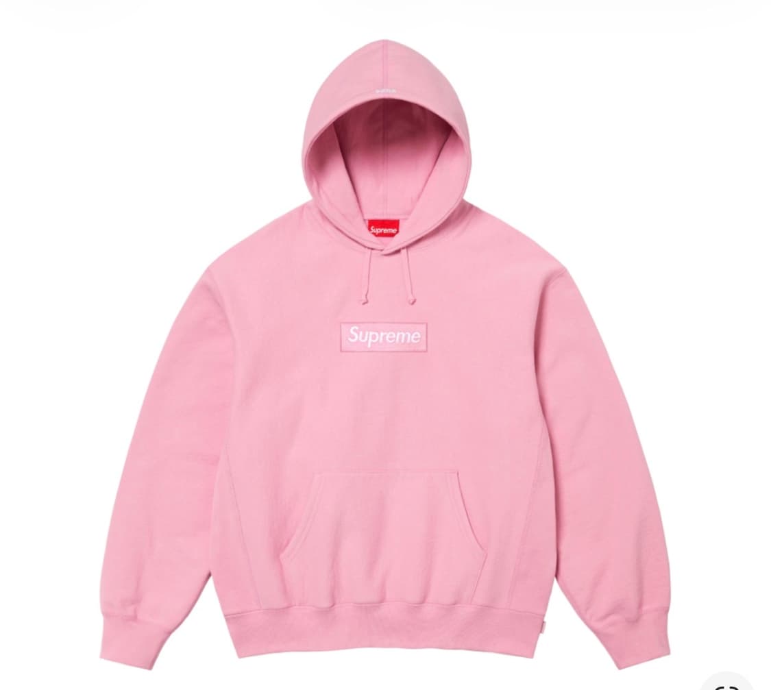 [S] 슈프림 박스 로고 후드티 핑크 상품이미지1