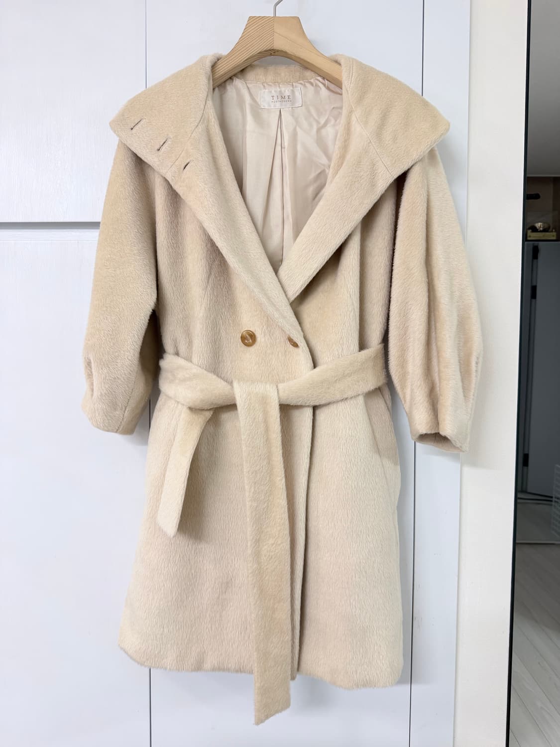 타임 모100 벨티드 코트 상품이미지1