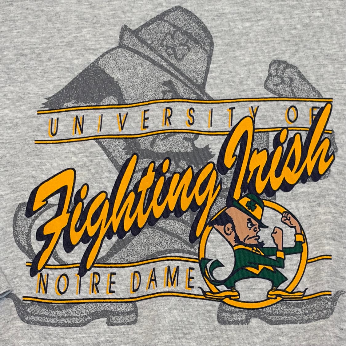 레어 90s Made in USA 빈티지 노틀탐 대학 헤비코튼 맨투맨 상품이미지4