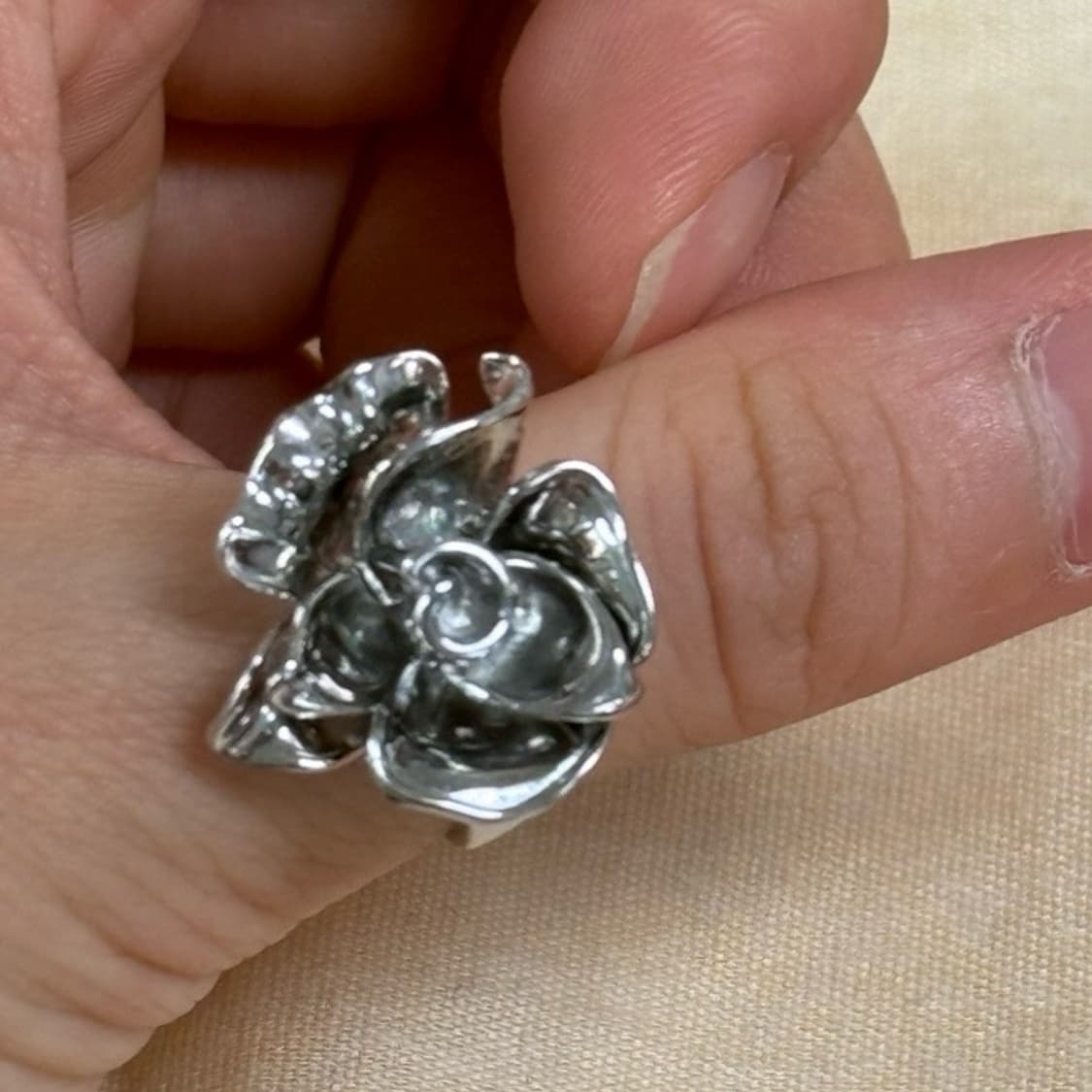 Silver 925 rose ring 실버링  상품이미지1