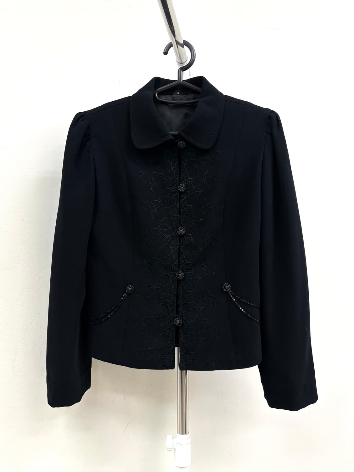 빈티지 블랙 블레이저 스커트 셋업 상품이미지5