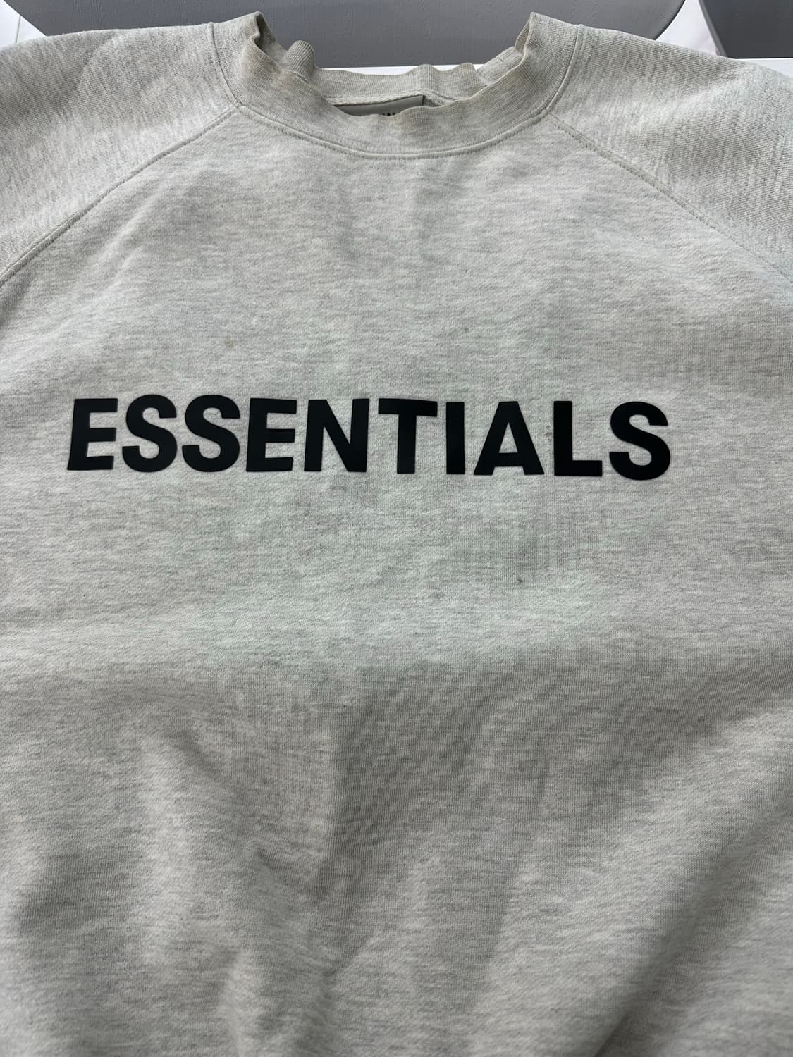 피어오브갓 에센셜맨투맨 L 오트밀팝니다 상품이미지3