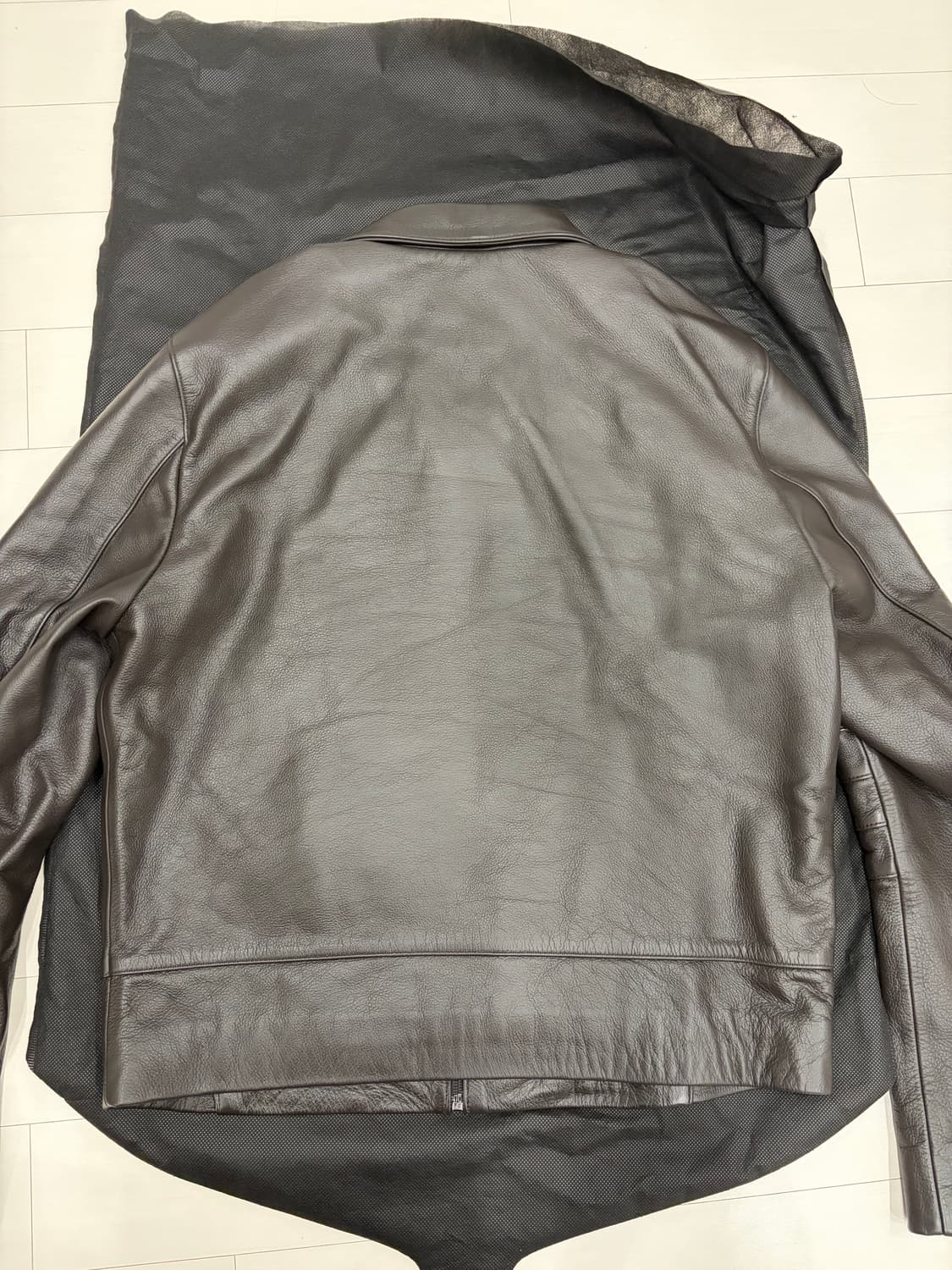 머듈 [014] appendix leather jacket 브라운 2 상품이미지6