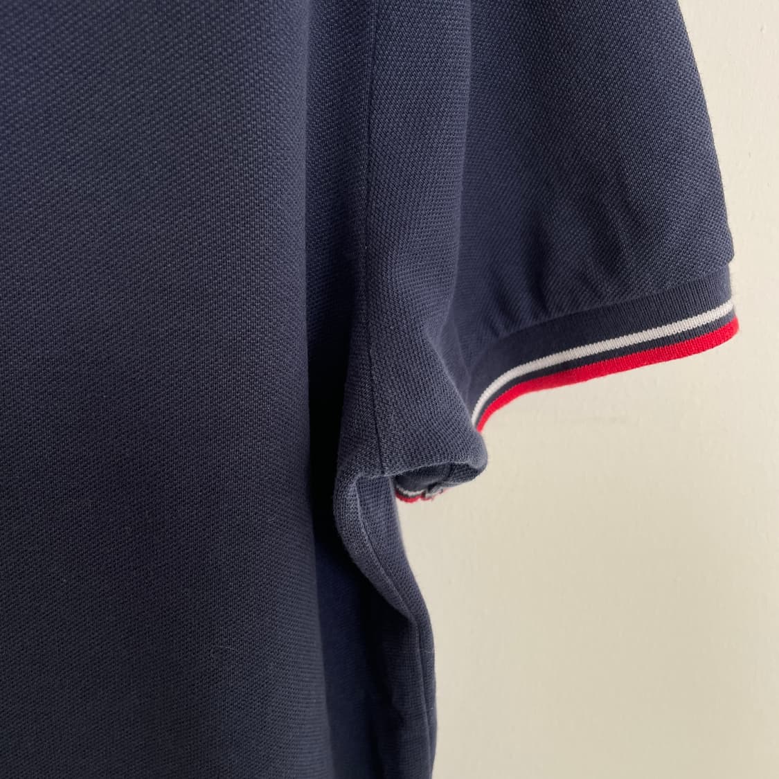 프라다 공용L 리네아로사 네이비 PK 피케 반팔 티셔츠 상품이미지4