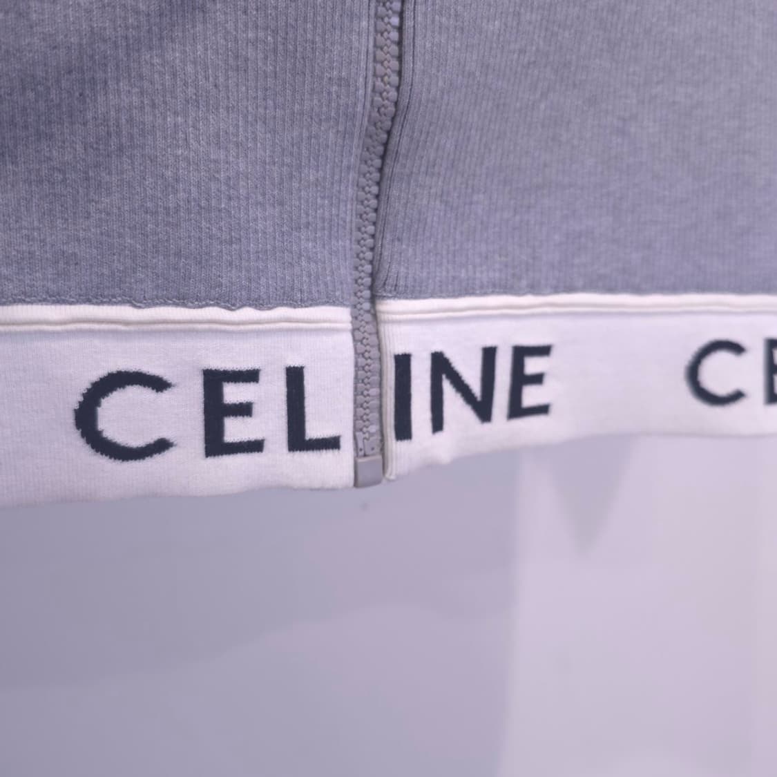 [중고/정품] 셀린느 크롭 탑 후드 집업 M 상품이미지3