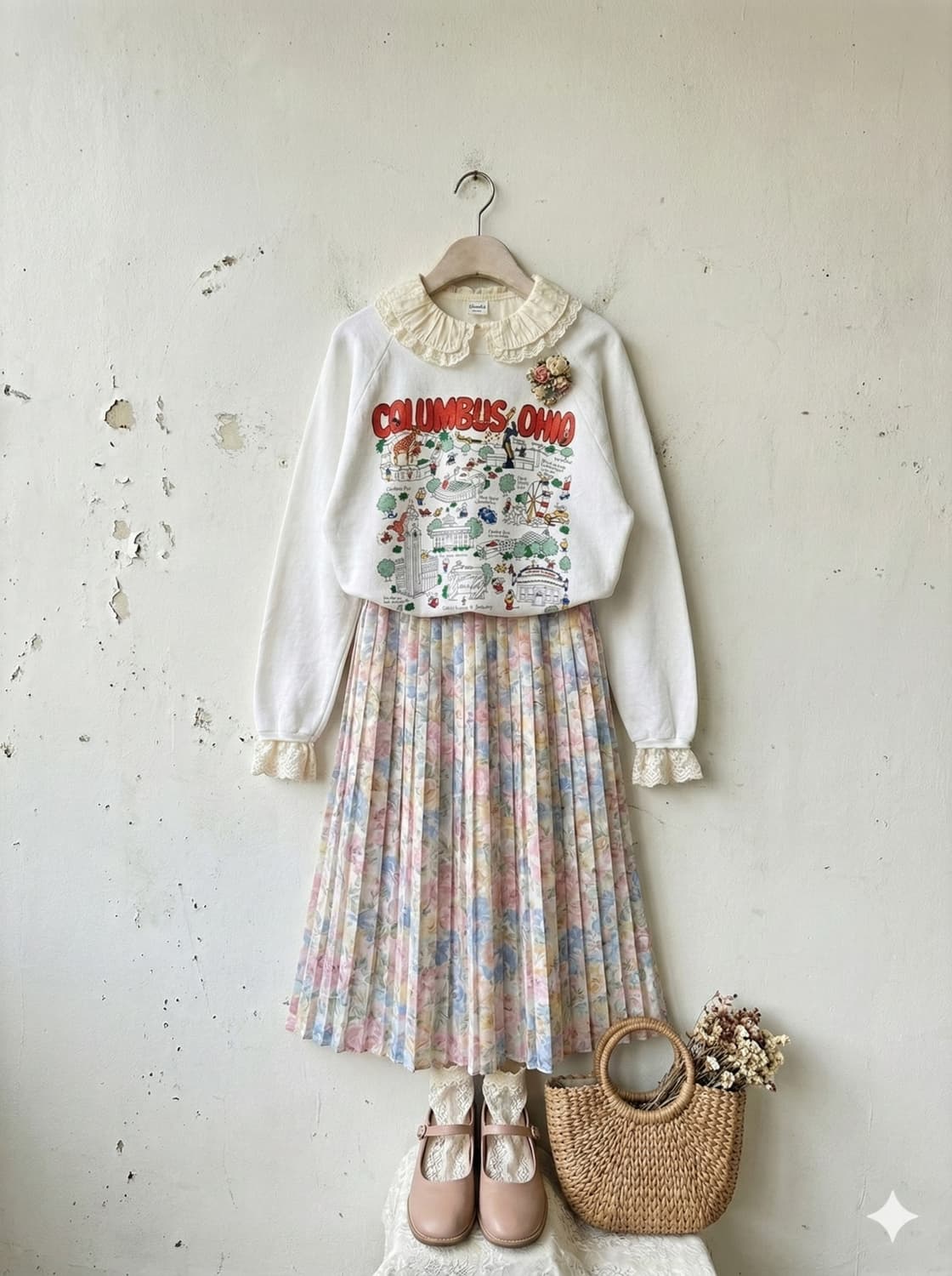 🇺🇸 80s USA  'Columbus Ohio' Sweatshirt 상품이미지3