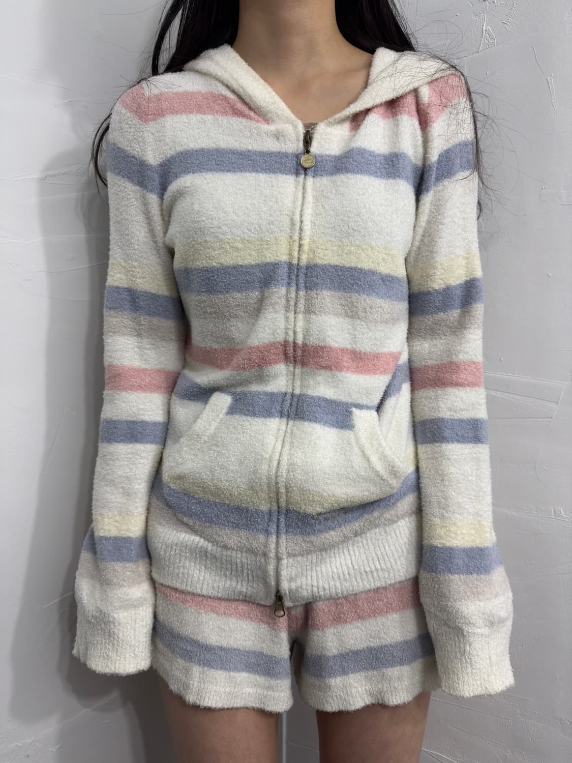 gelato pique stripe fleece setup 상품이미지1