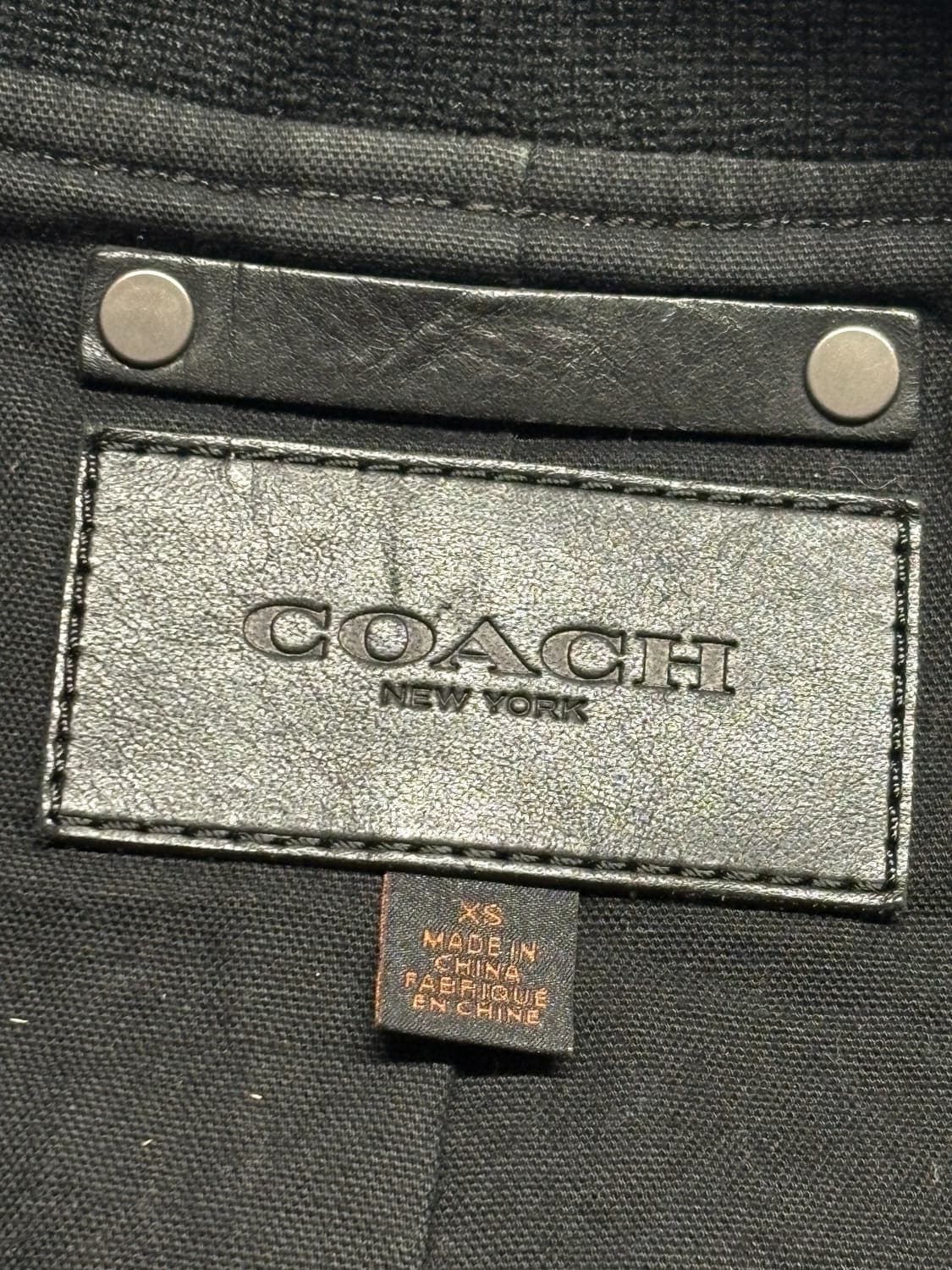 코치 14aw 레더 봄버 자켓 상품이미지4