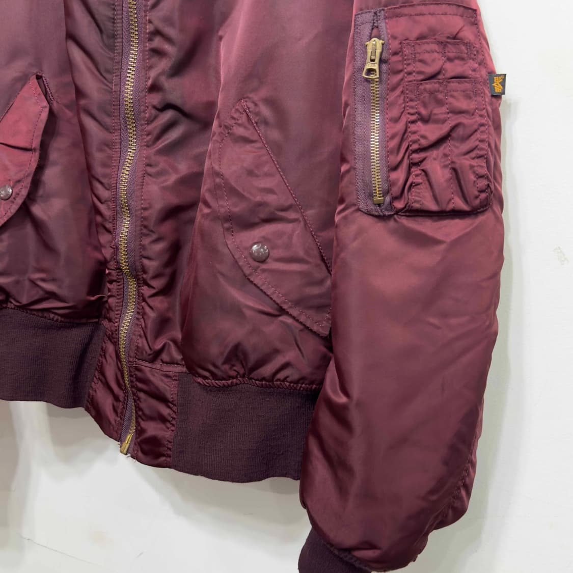 90s 알파인더스트리 MA-1 항공 점퍼 상품이미지4