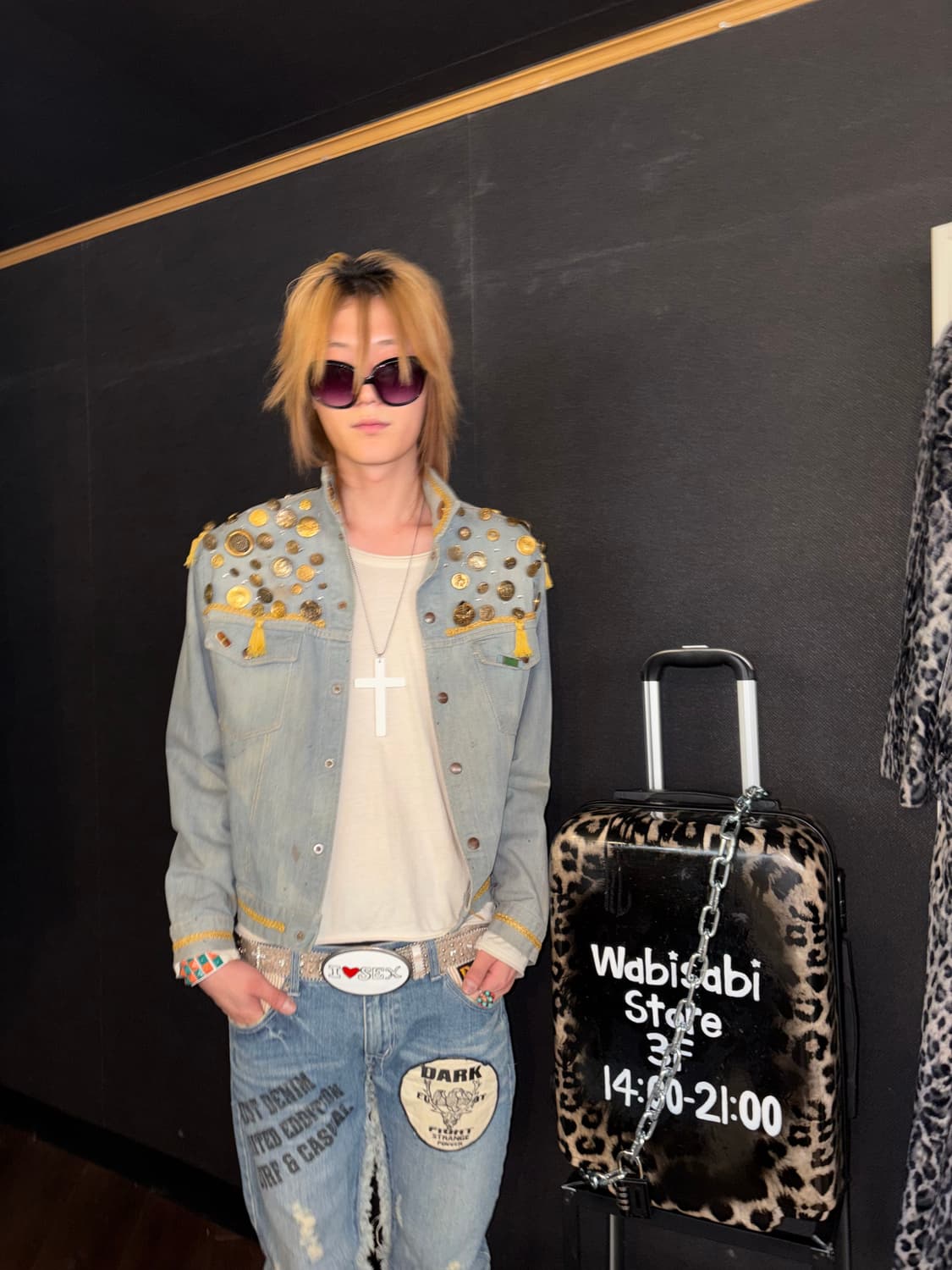 beaded denim jacket 상품이미지1