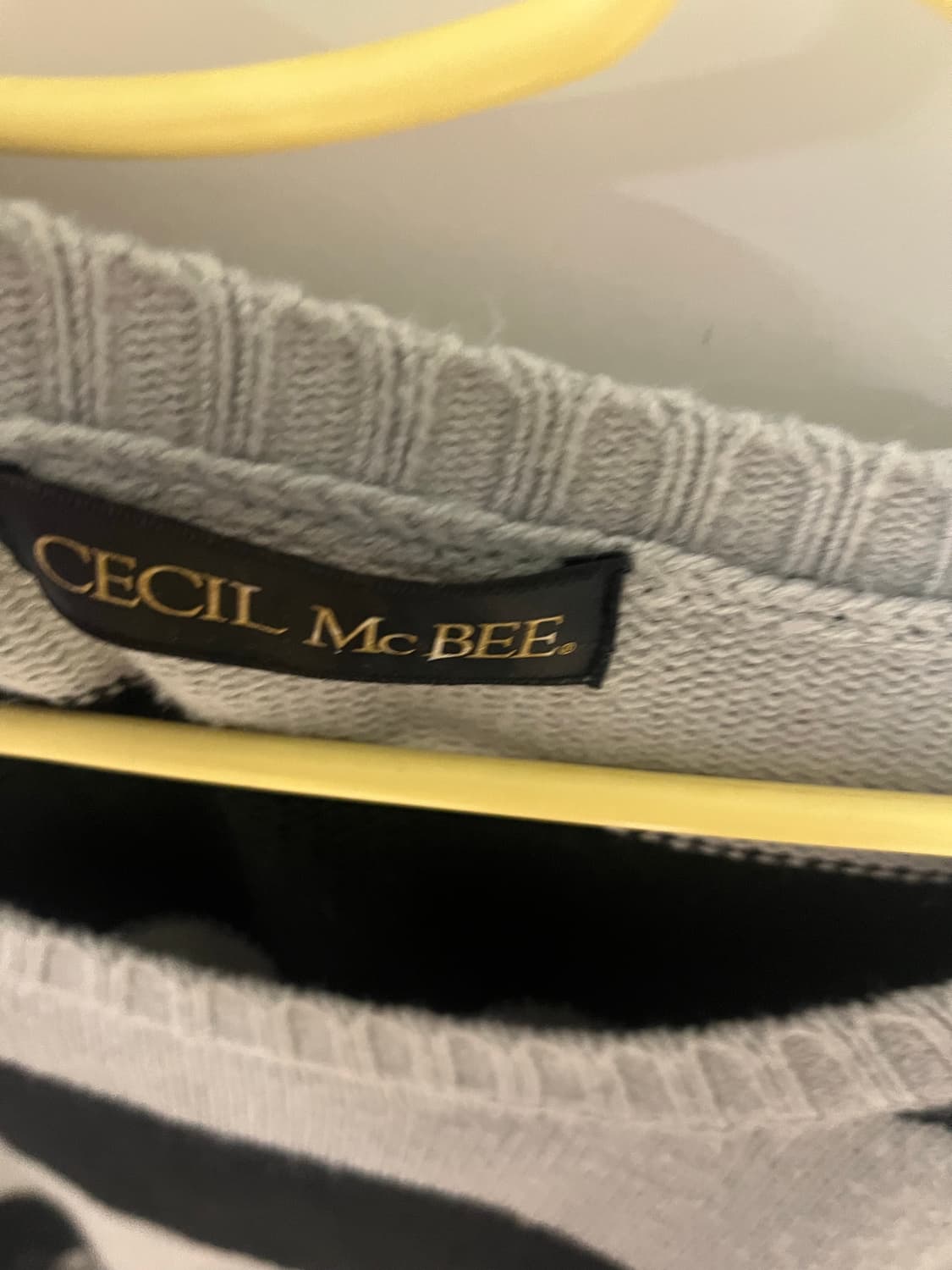 빈티지 세실맥비 스컬해골스프라이트 니트 갸루 펑크 cecil mcbee 상품이미지3