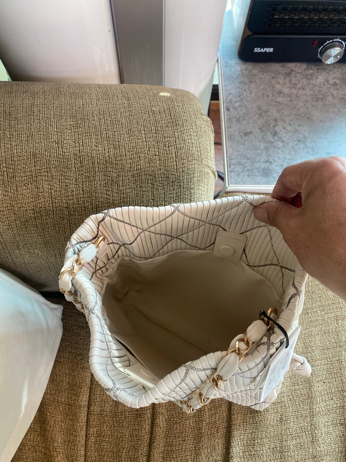 타임옴므 가죽 크로스백 (새것) 상품이미지7