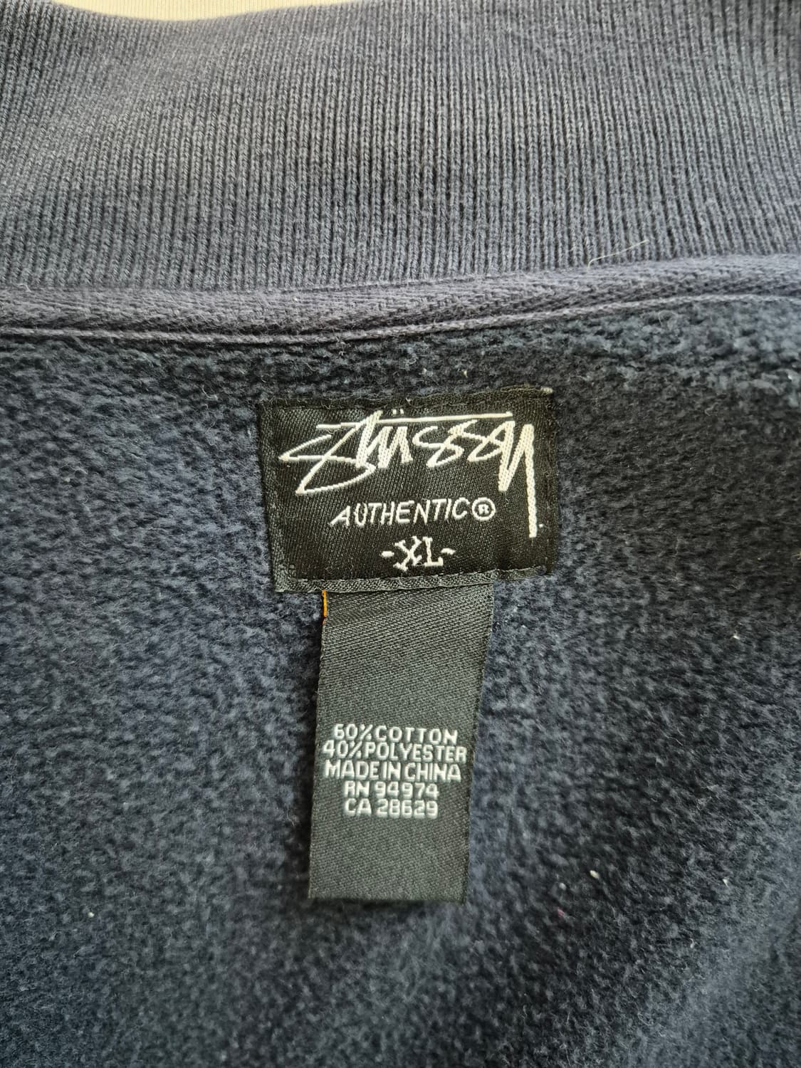 스투시 어센틱 바시티 자켓 XL 상품이미지4