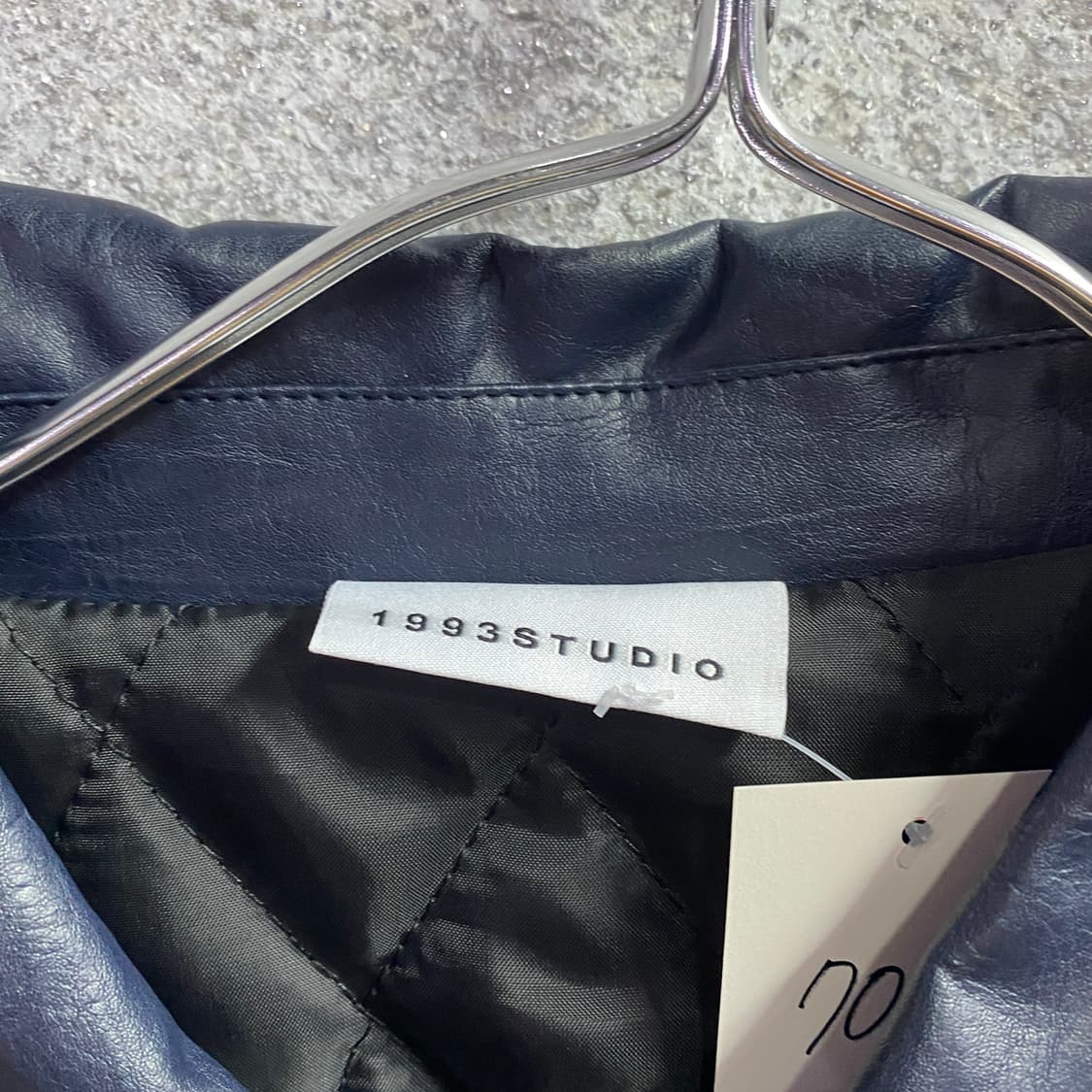 1993 스튜디오 투톤 레더 바시티 b3361 상품이미지3