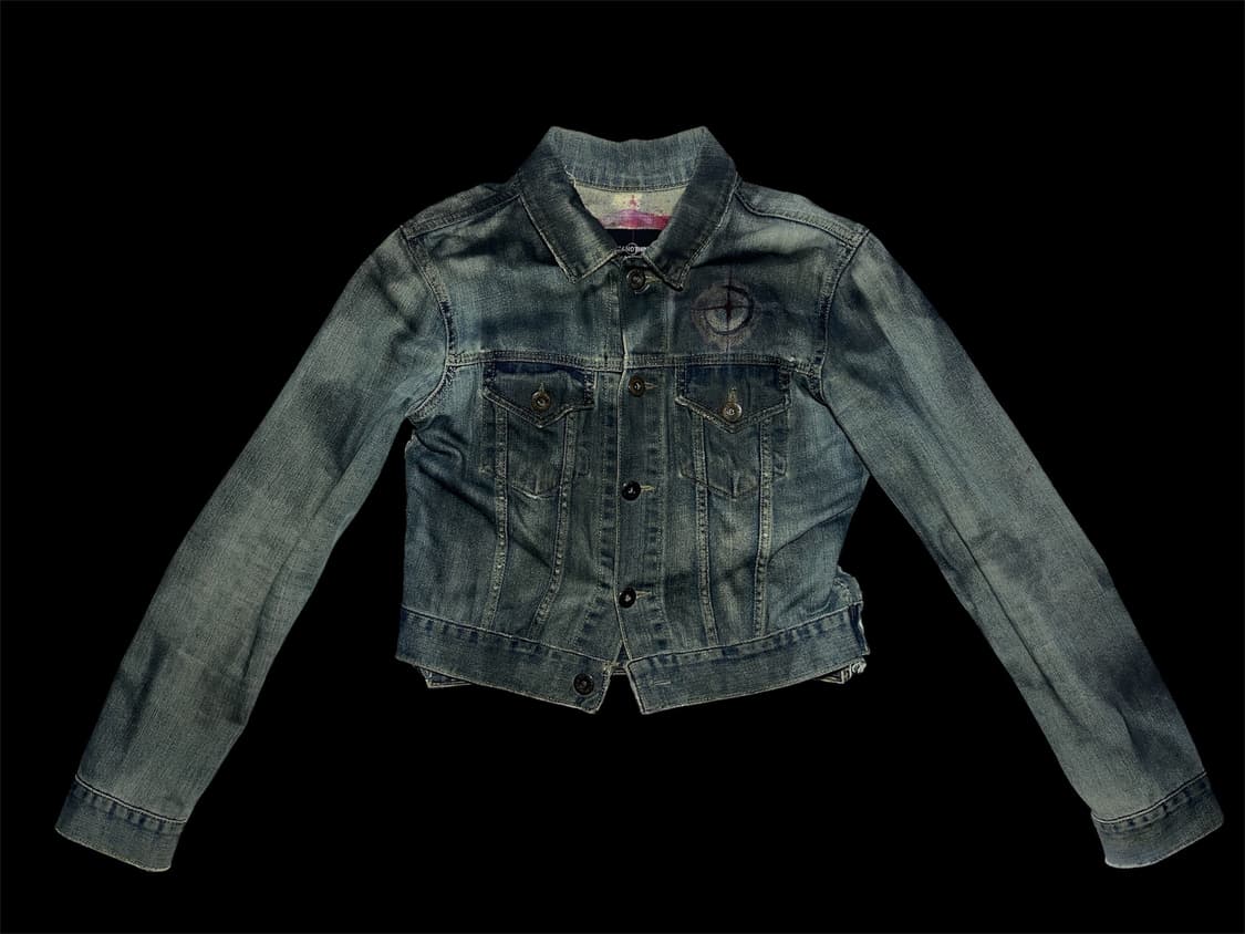 [M] 리바이스 X 아카이버 프랑켄슈타인 크롭 데님 트러커 크롭 자켓 상품이미지1