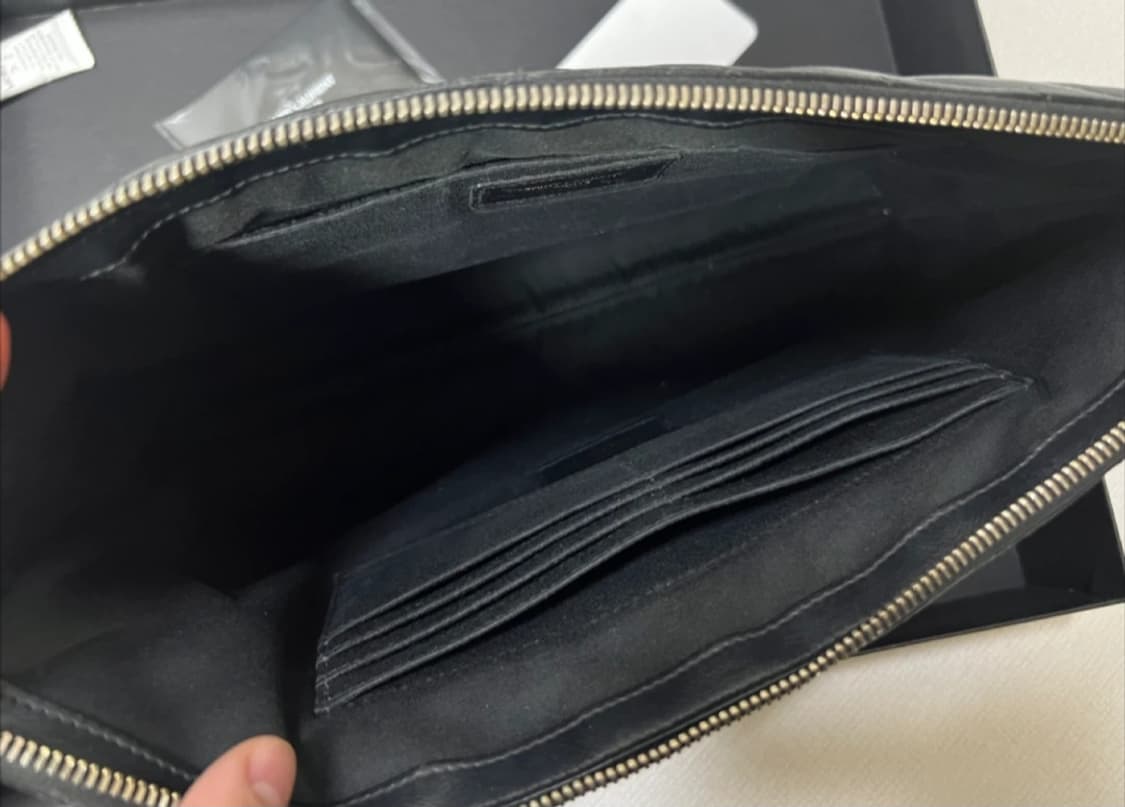 입생로랑 금장 클러치 L 상품이미지2