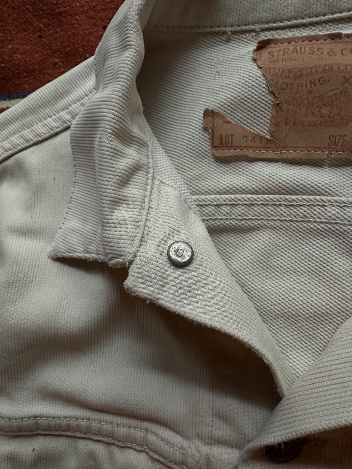 60s USA 빈티지 리바이스 941B 557xx 3세대 코듀로이 자켓 상품이미지5