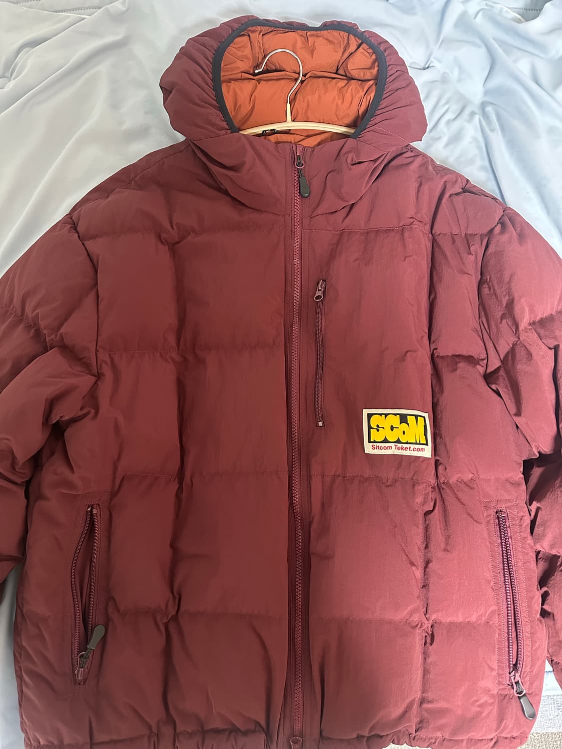 테켓 파파스 패딩 버건디 L 상품이미지1