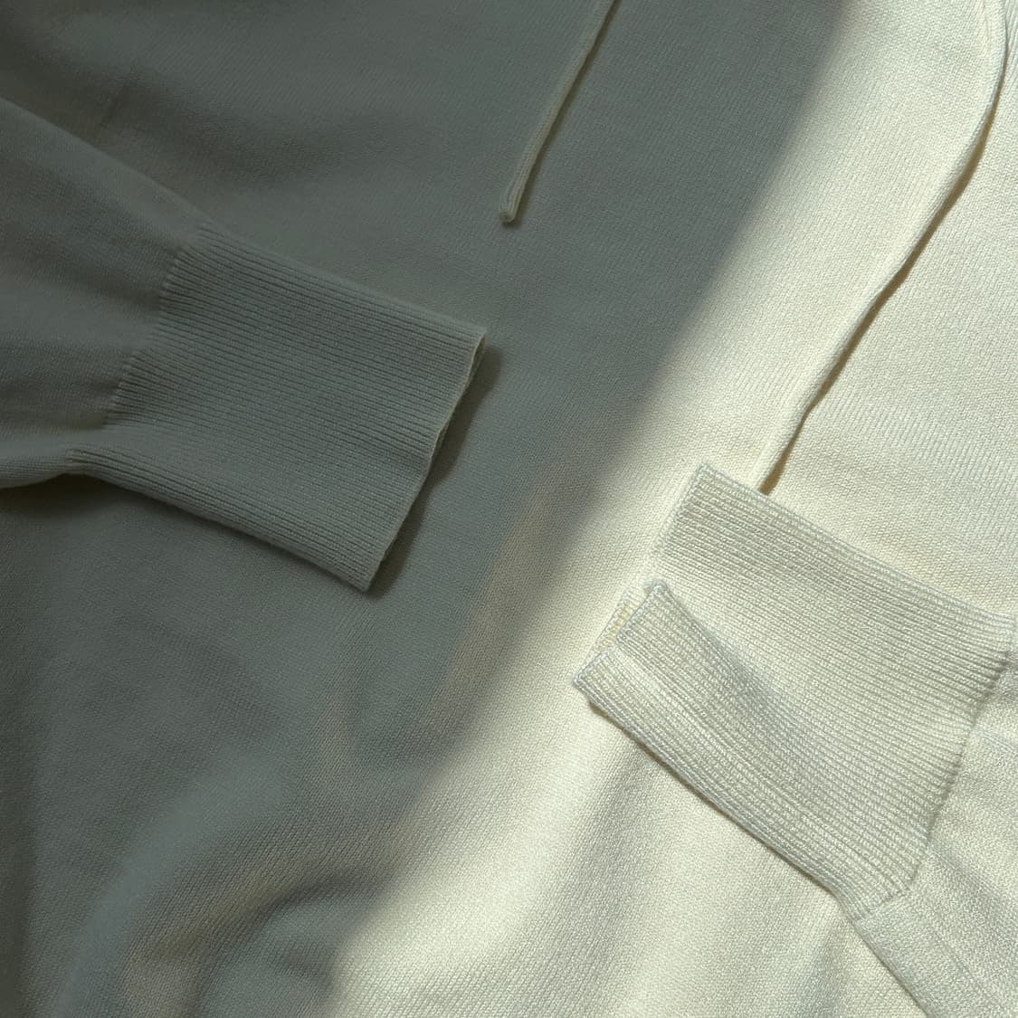 M12 아이보리 니트 후드티 상품이미지4